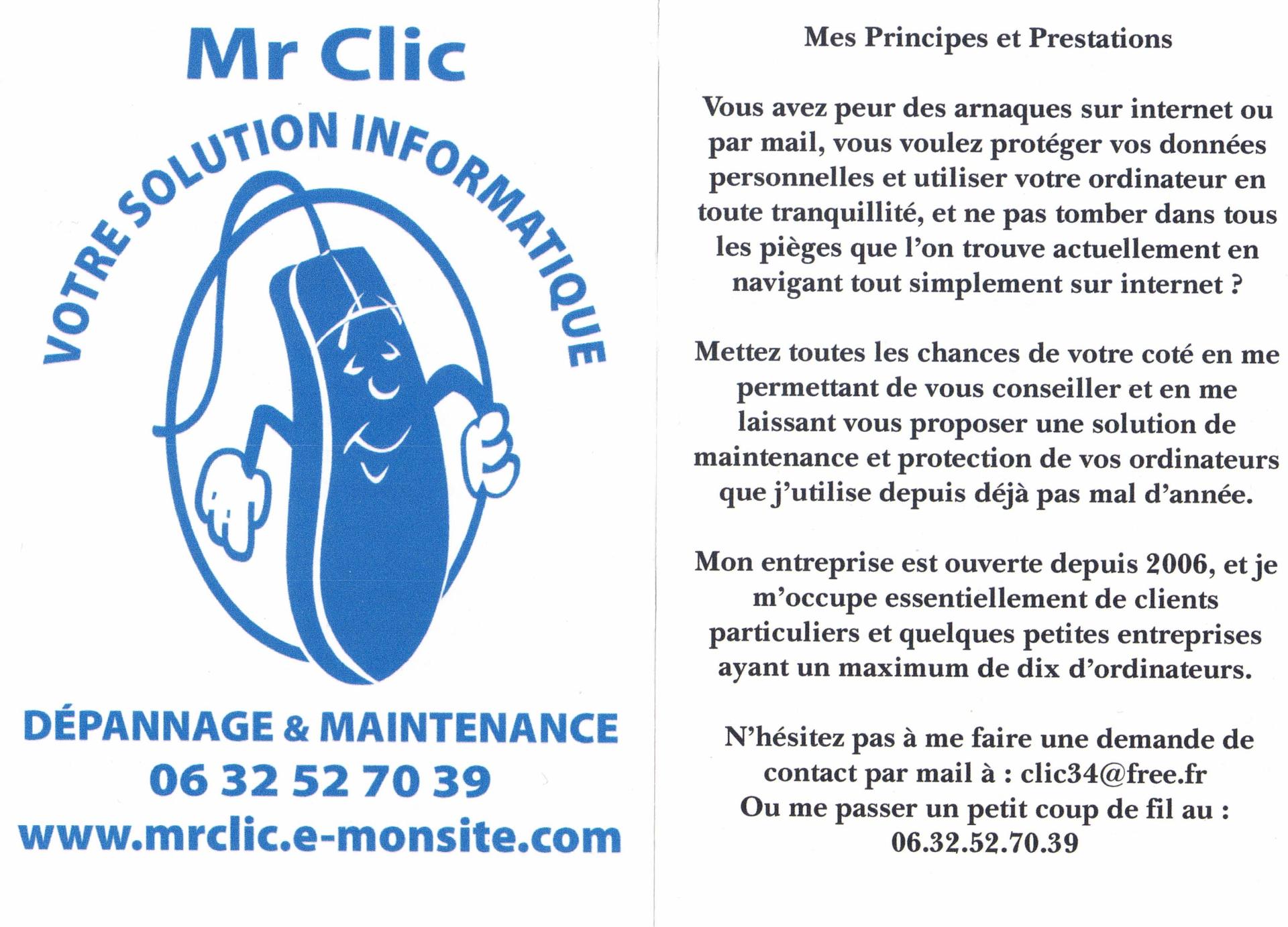 Montage mr clic reseaux